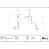Pewter Large 16mm Monkeytail Espag - LH