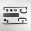 Atlantic Key Escutcheons - Satin Stainless Steel (Pair)