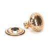 Polished Bronze Hammered Mushroom Cabinet Knob 38mm