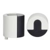 Zoo Hardware Door Stop Floor Mounted - Large Round - 40mm dia - White