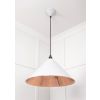 Smooth Copper Hockley Pendant in Flock