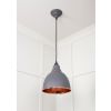 Smooth Copper Brindley Pendant in Bluff