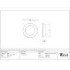 Satin Chrome 60mm Plain Round Pull