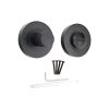 Jewel Knurlmond Thumb Turn & Release Matt Black