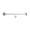 Silent Cabin Hook 10" - 250mm Satin Chrome