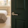 Complete Midtown Door Handle Pack - Heavy Duty Latch - Satin Nickel - 64mm / 3-inch Hinges - JE-G20B-SN