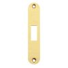 Zoo Hardware Radius Forend, Strike and Escutcheon Pack t/s ZFB01 Fire Brigade Lock - PVD Satin Brass