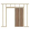 Pocket Door Kits - single door made for 38x89mm stud walls - By Frelan Hardware - JVPDK