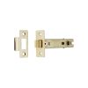 4" CE Bolt Through Tubular latch Electro Brass