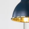 Smooth Brass Brindley Wall Light in Dusk