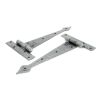 Pewter 9" Arrow Head T Hinge (pair)