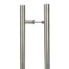 Satin Marine SS (316) 0.6m Offset T Bar Handle B2B 32mm Ø