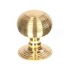 Polished Brass Beehive Centre Door Knob