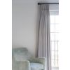 Black 1m Curtain Pole