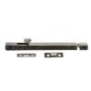 Atlantic Solid Brass Surface Door Bolt 8" - Distressed Silver