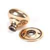 Polished Bronze 49mm Mushroom Mortice/Rim Knob Set
