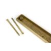 Satin Brass Slimline External Blank Plate (Each)