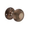 Beehive Door Knob 55mm Antique