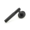 Matt Black Brompton Lever on Rose Set (Beehive)