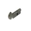 AGB Euro Profile 5 Pin Cylinder Key to Turn 35-35mm (70mm) Keyed Alike - Black Nickel