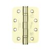 Zoo Hardware Ball Bearing Hinge - Steel 102 x 76 x 3mm - Radius - Electro Brass