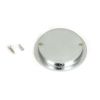 Satin Chrome 75mm Plain Round Pull