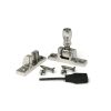 Polished Marine SS (316) Mushroom Brighton Fastener - Narrow (Square)