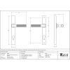 Polished Marine SS (316) Brompton Slimline Lever Espag. Lock Set