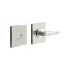 CR-804 Satin Stainless Steel Thumb Turn & Lock Square Rose - By Frelan Hardware - CR-804B7SSS