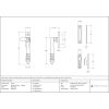 Matt Black Locking Reeded Fastener