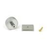 Satin Chrome Brompton Cabinet Knob - 38mm (Square)