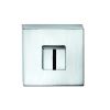 Tupai Rapido Curva/QuadraLine WC Turn on Square Rose (bolt through fixing only) - Bright Polished Chrome