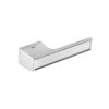 Tupai Rapido VersaLine Tobar Lever Door Handle on Long Rose - (Without Decorative Plate) - Satin Chrome (Pair)