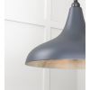 Smooth Nickel Frankley Pendant in Slate
