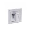 STATUS WC Turn and Release on Square Rose - Polished Chrome