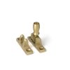 Satin Brass Mushroom Brighton Fastener - Narrow (Square)
