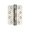 Jedo Stainless Steel Grade 13 Radiused Ball Bearing Hinges - 102x76x3mm - Satin Stainless Steel - Pair - J9500RSSS