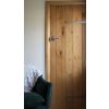 Pewter 15" Penny End T Hinge (pair)