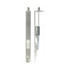 Lever Action Flushbolts Radiused Forend 300x20mm Satin Stainless Steel - By Frelan Hardware - JSS52R