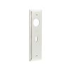 Burlington II Lever Plate Choices Lock Polished Nickel - By Frelan Hardware - BUR451PN