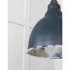Hammered Nickel Brindley Cluster Pendant in Soot