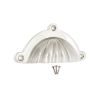 Shell Cup Pull Polished Nickel
