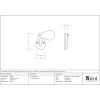 Aged Brass Plain Escutcheon