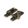 Burnished Brass Brompton Quadrant Fastener - Narrow