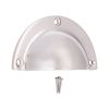 Crescent Cup Pull Polished Nickel