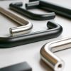 Atlantic D Cabinet Pull Handle 100mm x 10mm - Matt Black