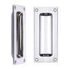 Zoo Hardware Flush Pull - 102 x 45mm 13mm Depth - Polished Chrome