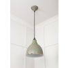 White Gloss Brindley Pendant in Tump