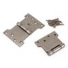 Pewter 4" x 4" x 6" Parliament Hinge (pair) ss