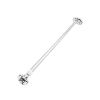 Silent Cabin Hook 12" - 300mm Polished Chrome